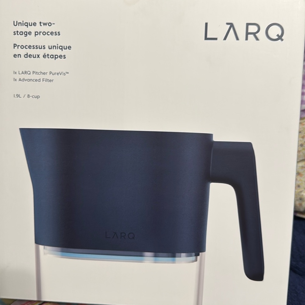 BRAND NEW LARQ WATER FILTER PITCHER